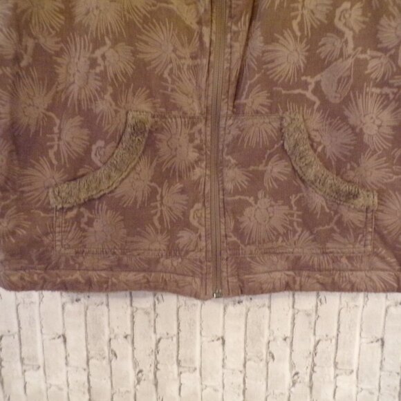 Columbia Women's Fleece Lined Corduroy Reversible Vest. Light Brown. EUC - Picture 2 of 10